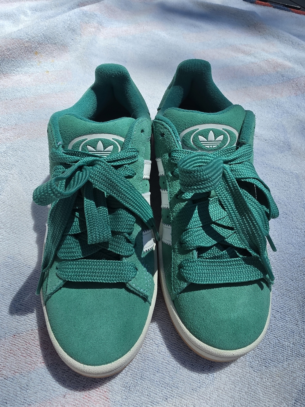 Adidas Green Suede Women’s Sneakers - Classic Campus Style